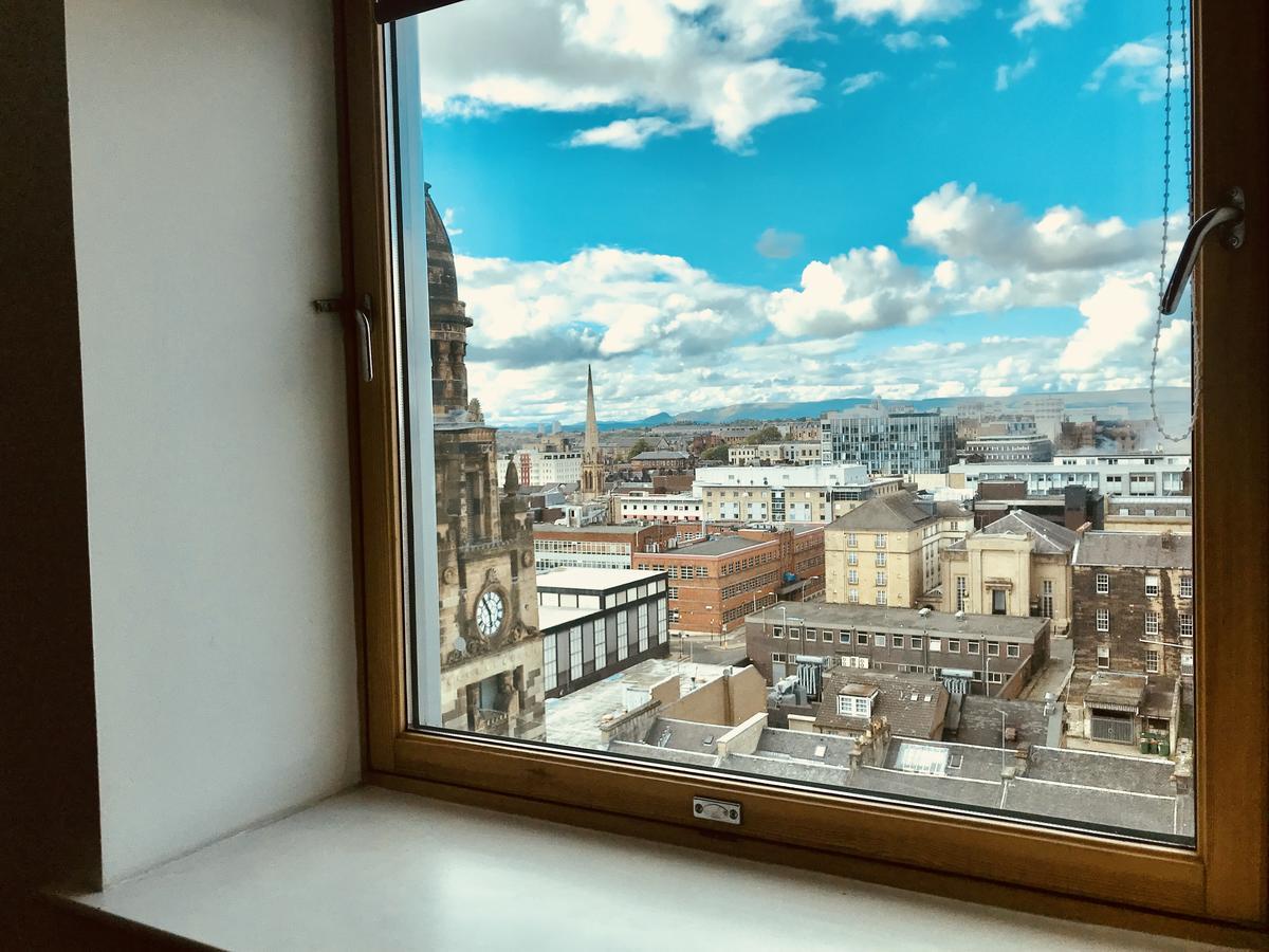 Glasgow Central Station Skyline Apartment With Parking Eksteriør billede