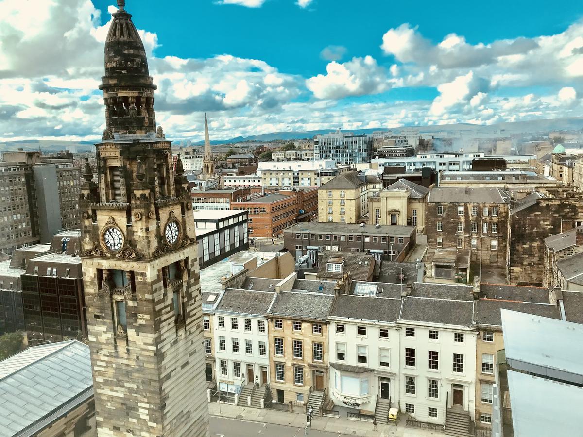 Glasgow Central Station Skyline Apartment With Parking Eksteriør billede